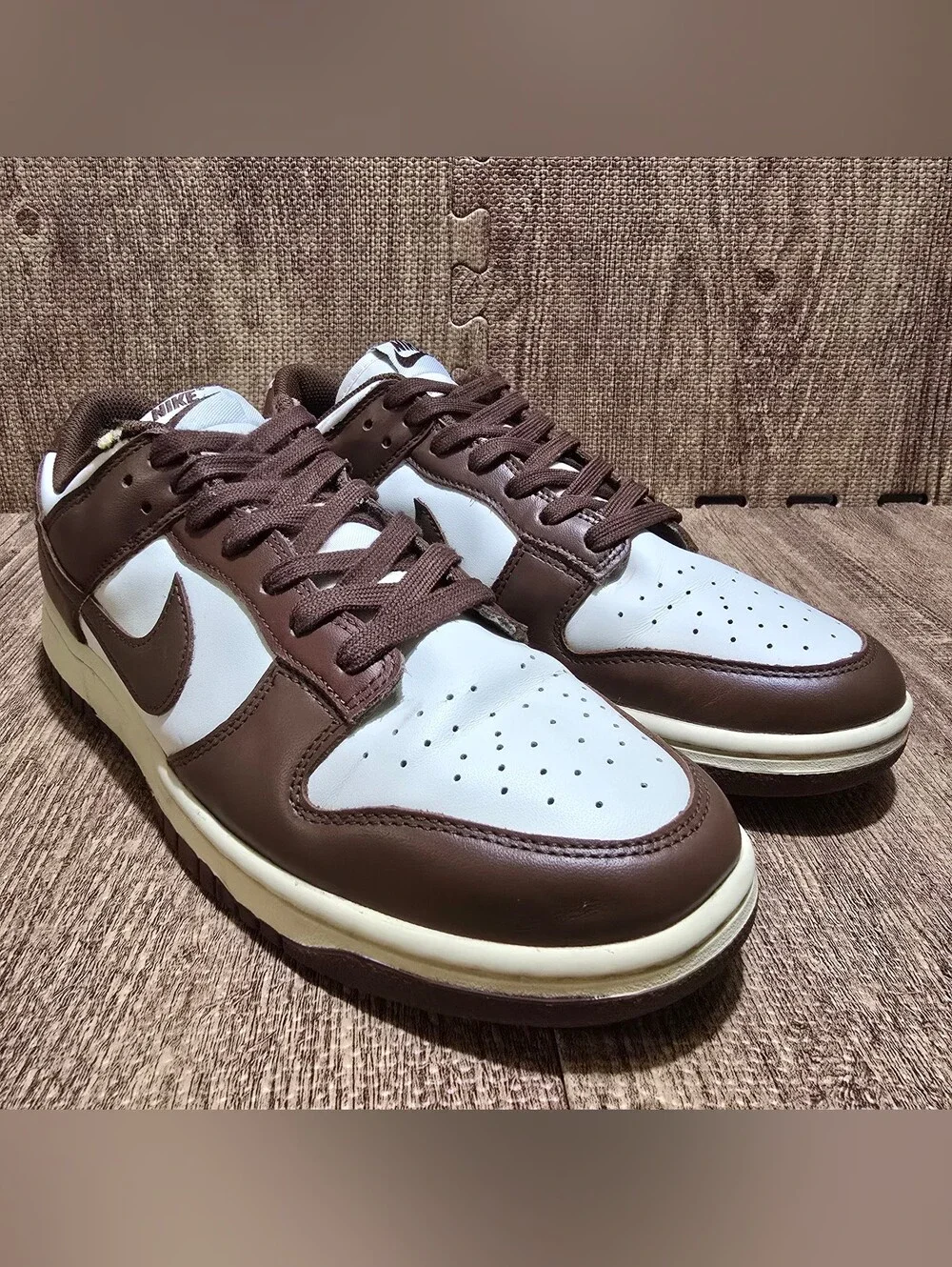 Nike Dunk Low Mocha Cacao Brown Sail DD1503-124 Size 11.5 US / 9 UK Sneakers